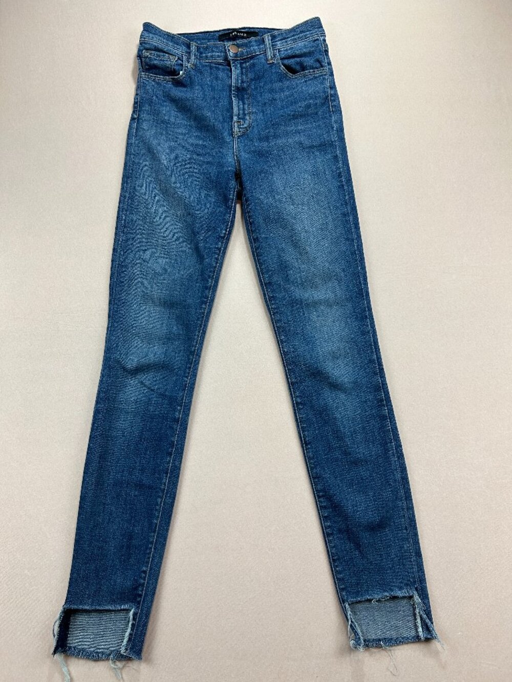 J Brand Skinny Jeans Womenงs Size 26 Blue Denim Mid Rise Skinny Stretch